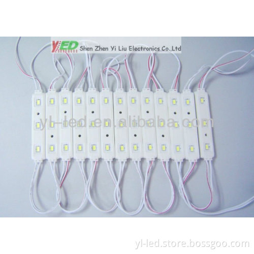 high power IP65 outdoor 3 leds 5730 led module with lens